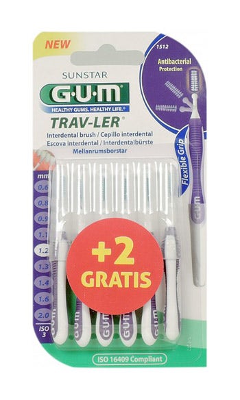Gum Travler 1512 Scovolini 1,2 6 Pezzi  - 1