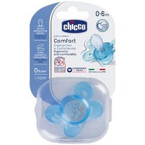 Chicco Succhietto Silicone Physio Comfort 0-6mesi Colore Azzurro