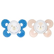 Chicco Succhietto Physio Comfort Boy Silicone 6-12Mesi 2 Pezzi - 1