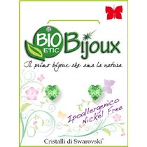 Bio Bijoux Orecchino Cuore 5mm Peridot - 1