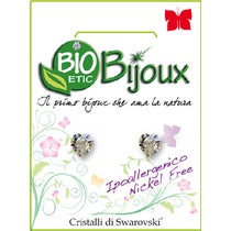 Bioetic Orecchino Cuore 5mm Crystal - 1