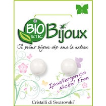 ORECCHINO PERLA 8MM WHITE - 1