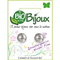 Biotec Bijoux Orecchino Perla Light Grey 8mm - 1