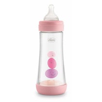Chicco Perfect 5 Biberon 240 ml Rosa- Flusso MEDIO - 1