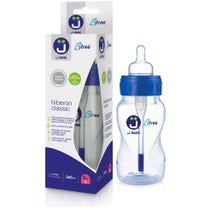 J Bimbi B Free Classic Biberon Polipropilene Anticoliche Tettarella Silicone 260ml 0 Mesi+ - 1