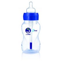 J Bimbi B Free Classic Biberon Polipropilene Anticoliche Tettarella Silicone 330ml 0 Mesi+ - 1