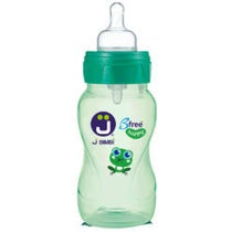 J Bimbi B Free Me Verde Biberon Polipropilene Tettarella Silicone 260ml 0 Mesi+ - 1