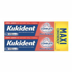 Kukident Complete Plus Original Crema Adesiva 2x65g-2