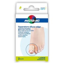 Master-Aid Foot Care Divaricatore Alluce Giorno/Notte Taglia L 2 Pezzi - 1