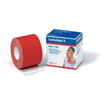 Benda Adesiva Leukotape K Taping 5x500cm Rosso 1 Rotolo - 1