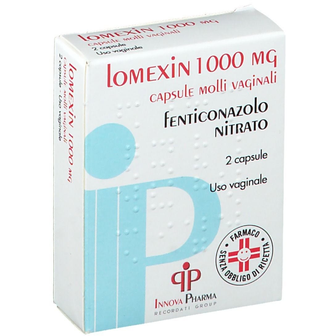 Lomexin 2 Capsule Molli Vaginali 1.000mg-1
