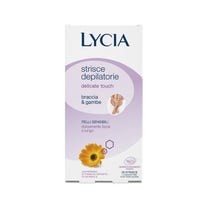 Lycia Strisce Depilatorie Delicate Touch Braccia Gambe 12 Pezzi - 2