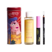 Purobio Kit Mascara Fan 8ml + Matita Nera 1,6g + Struccante Bifasico 100ml-3