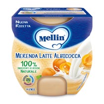 Mellin Merenda Latte Albicocca 2x100g - 3