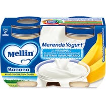 Mellin Merenda Yogurt Banana 2x120g 6Mesi+ - 3
