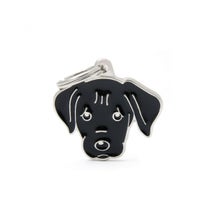 Medaglietta Per Cani E Gatti Personalizzata Cane Labrador Nero-1