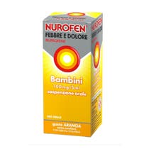 Nurofen Febbre Dolore Bambini 100mg/5ml Arancia Senza Zucchero Con Siringa 150ml - 1