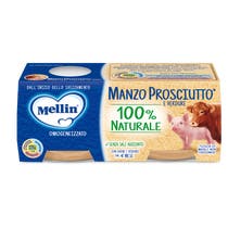 Mellin Omogeneizzato Manzo Prosciutto/Verdure 2x120g - 3
