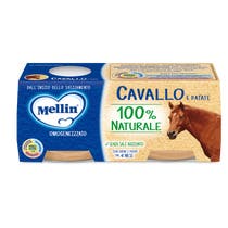 Mellin Omogeneizzato Cavallo e Patate 2X80g - 2
