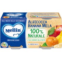 Mellin Omogeneizzato Albicocca Banana Mela 2x100g - 2