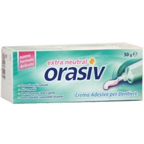 Orasiv Extra Crema Neutral Adesiva Protesi Dentaria 50g - 1