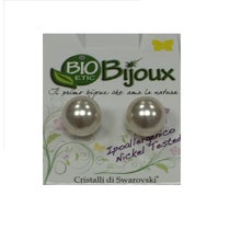 Bio Bijoux Orecchini Perla 10mm Cream Rose - 1