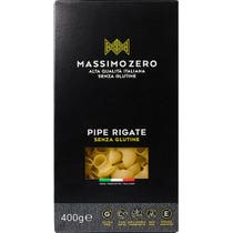 Massimo Zero Pipe Rigate Senza Glutine 400g-3