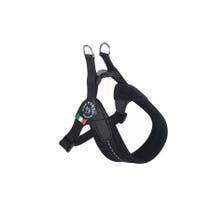 Tre Ponti Pettorina Easy Fit Con Sottopancia Regolabile In Rete Nero Per Cani 4/5kg Taglia 2