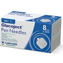 Glucoject Ago Per Penna Insulina 8mm Gauge 32 100 Pezzi - 1