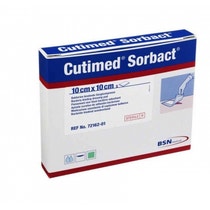 Cutimed Sorbact Medicazione Adsorbente 10x10cm 5 Pezzi - 2