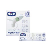 Chicco PhysioClean Kit Aspiratore Nasale+ 10 Fiale Acqua Fisiologica - 1
