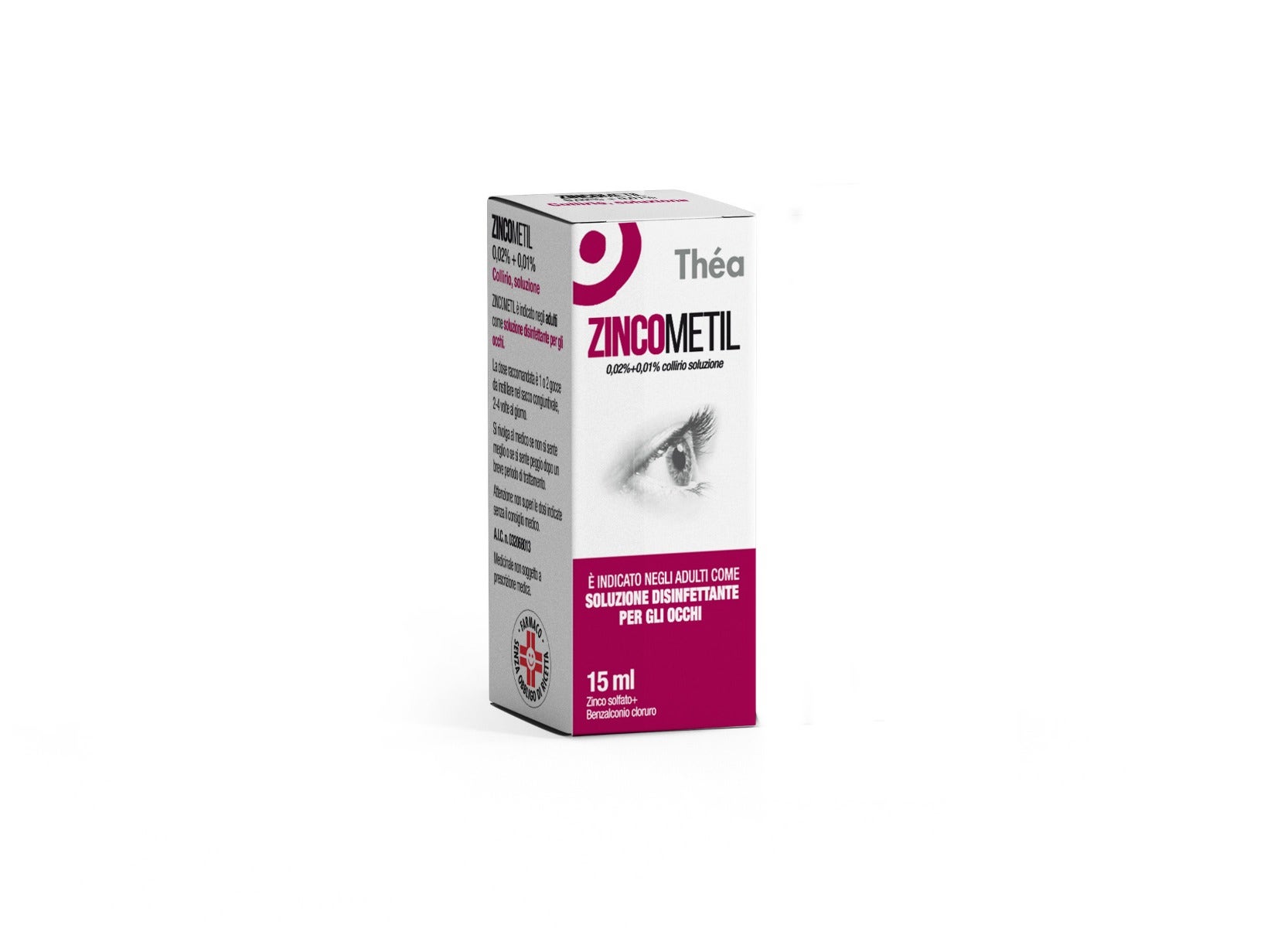 Zincometil 0,02% + 0,01% Collirio 15ml-2